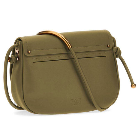 PINKO Green Leather Crossbody Bag - Hilstor