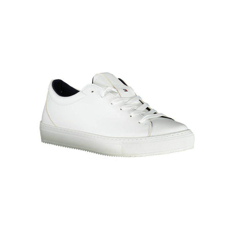 Tommy Hilfiger White Synthetic Sneaker - Hilstor