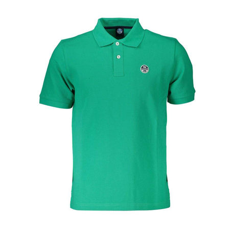 North Sails Green Cotton Polo Shirt - Hilstor