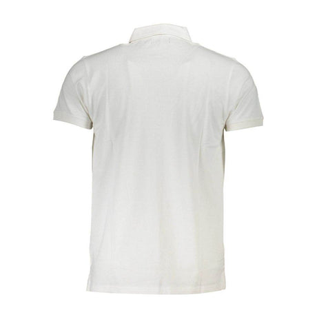 Cavalli Class White Cotton Polo Shirt - Hilstor