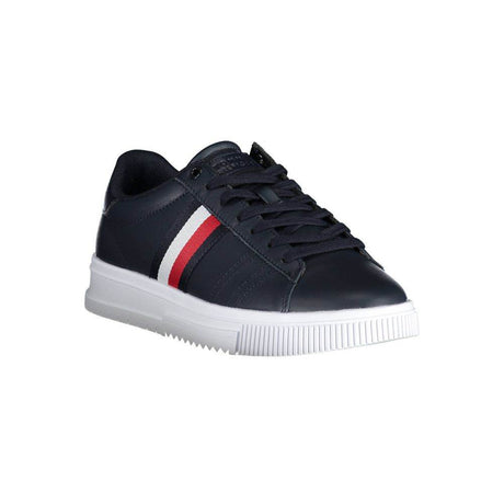 Tommy Hilfiger Blue Polyester Sneaker - Hilstor