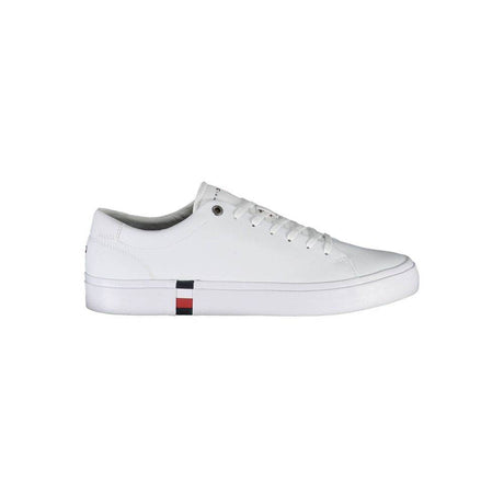Tommy Hilfiger White Polyester Sneaker - Hilstor