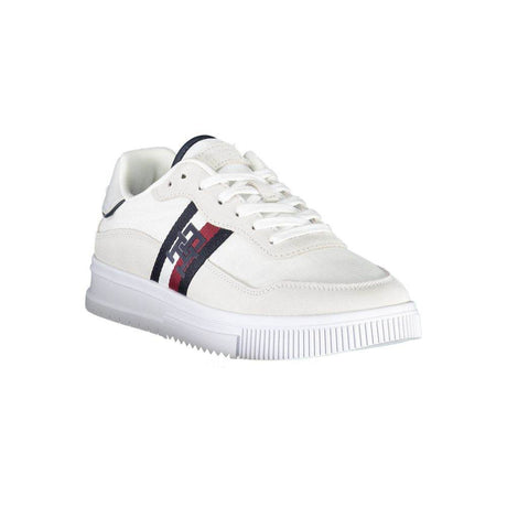 Tommy Hilfiger White Polyester Sneaker - Hilstor