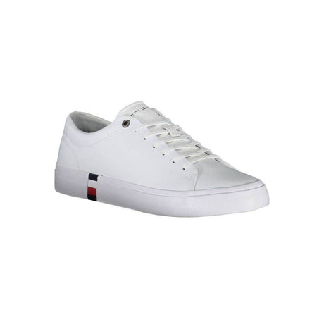 Tommy Hilfiger White Polyester Sneaker - Hilstor