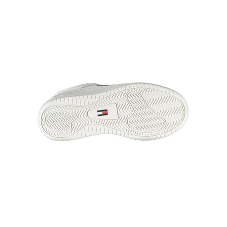 Tommy Hilfiger White Polyester Sneaker - Hilstor