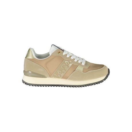 Napapijri Beige Polyester Sneaker - Hilstor