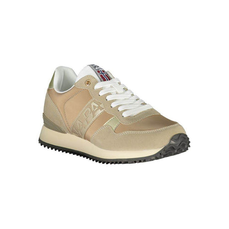 Napapijri Beige Polyester Sneaker - Hilstor