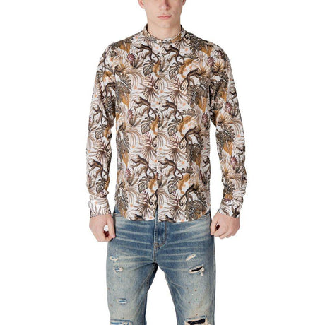 Gianni Lupo Multicolor Cotton Shirt - Hilstor