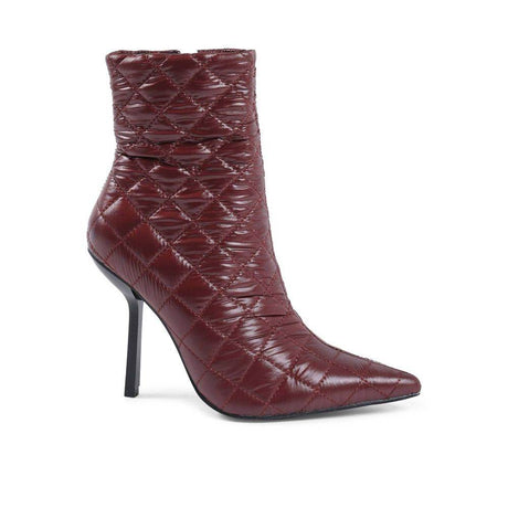 19V69 Italia Bordeaux Fabric Boot - Hilstor