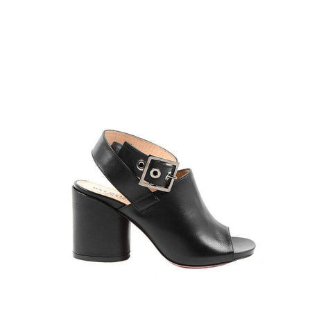 Dee Ocleppo Black Leather Sandal - Hilstor