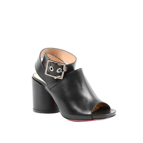 Dee Ocleppo Black Leather Sandal - Hilstor