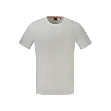Hugo Boss White Cotton T-Shirt - Hilstor