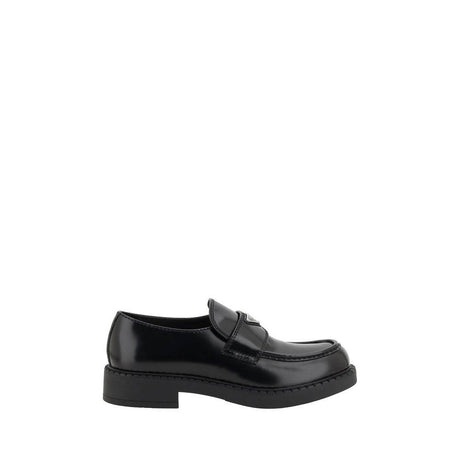 Prada Leather Loafers - Hilstor