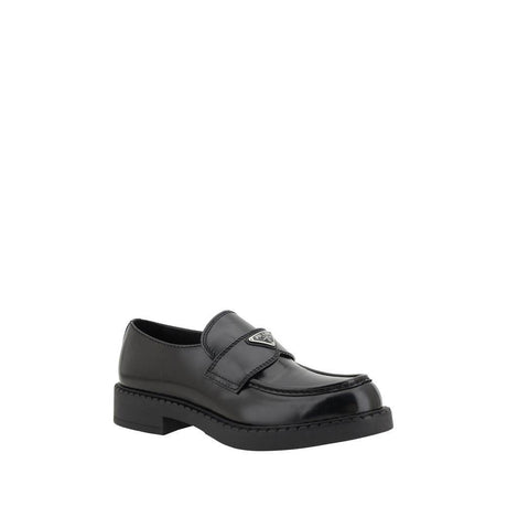 Prada Leather Loafers - Hilstor