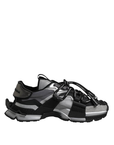 Dolce & Gabbana Multicolor Panelled Space Sneakers Shoes - Hilstor