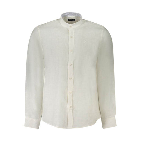 North Sails White Linen Shirt - Hilstor