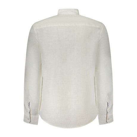 North Sails White Linen Shirt - Hilstor