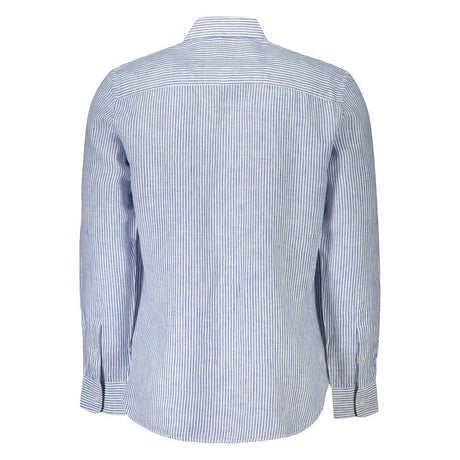 North Sails Blue Linen Shirt - Hilstor
