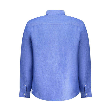 North Sails Blue Linen Shirt - Hilstor