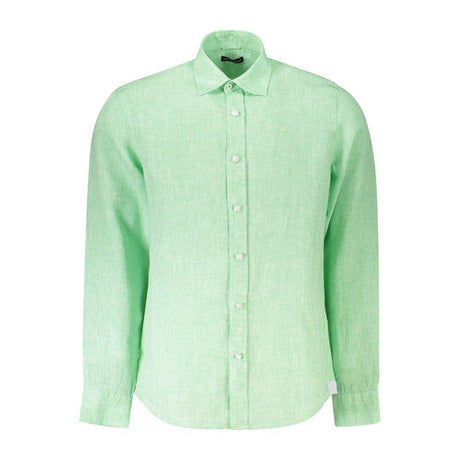 North Sails Green Linen Shirt - Hilstor