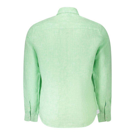 North Sails Green Linen Shirt - Hilstor