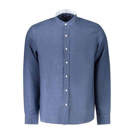 North Sails Blue Linen Shirt - Hilstor