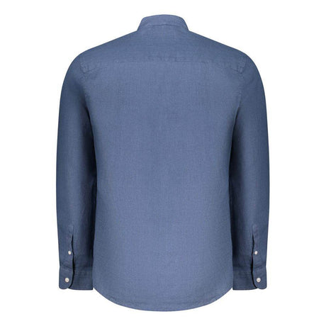 North Sails Blue Linen Shirt - Hilstor