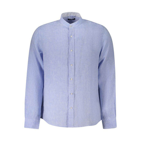 North Sails Blue Linen Shirt - Hilstor