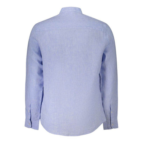 North Sails Blue Linen Shirt - Hilstor