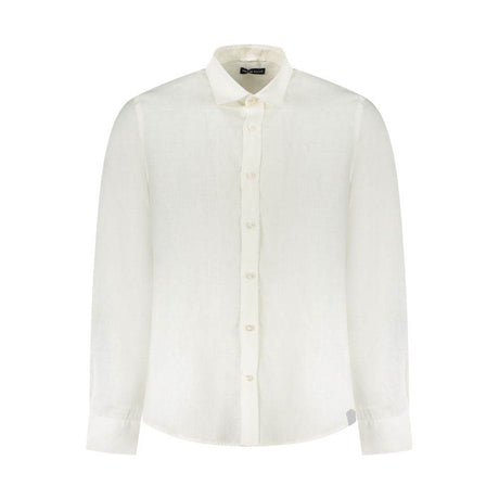 North Sails White Linen Shirt - Hilstor