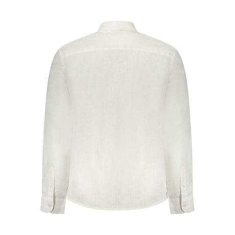 North Sails White Linen Shirt - Hilstor