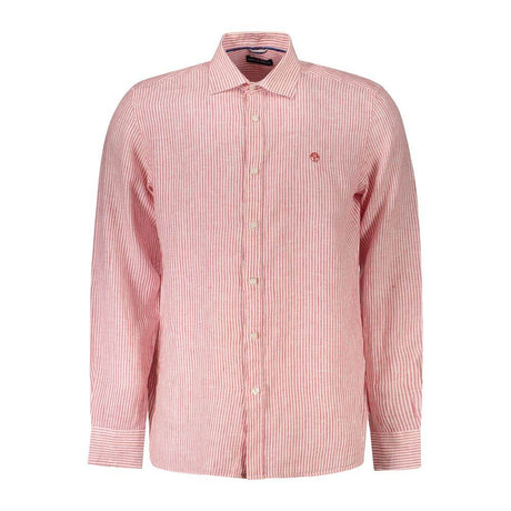 North Sails Red Linen Shirt - Hilstor