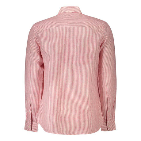 North Sails Red Linen Shirt - Hilstor