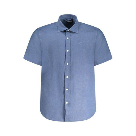 North Sails Blue Linen Shirt - Hilstor