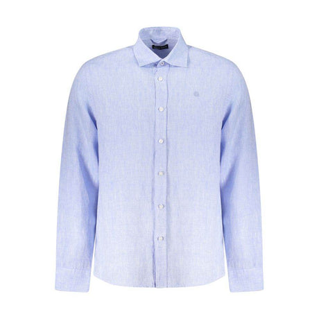 North Sails Blue Linen Shirt - Hilstor