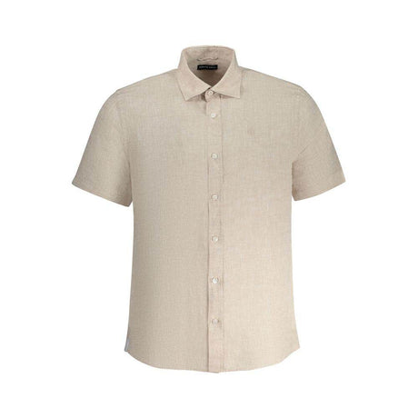 North Sails Beige Linen Shirt - Hilstor
