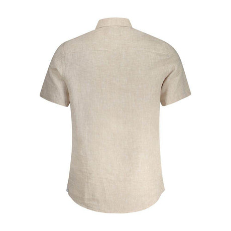 North Sails Beige Linen Shirt - Hilstor