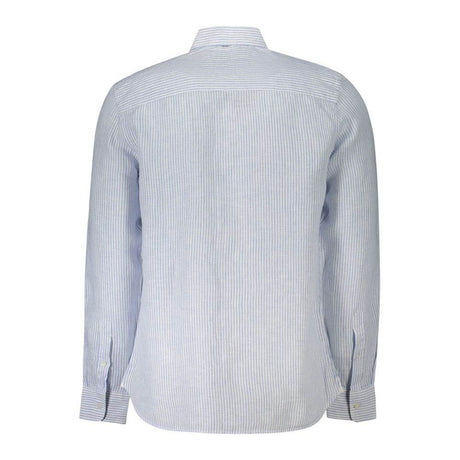 North Sails Blue Linen Shirt - Hilstor