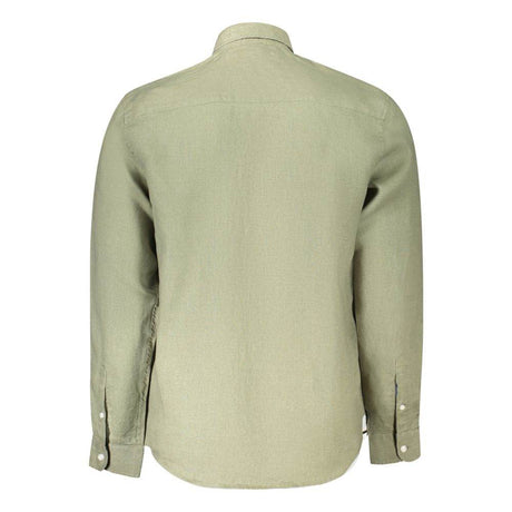 North Sails Green Linen Shirt - Hilstor