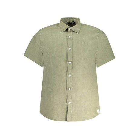 North Sails Green Linen Shirt - Hilstor