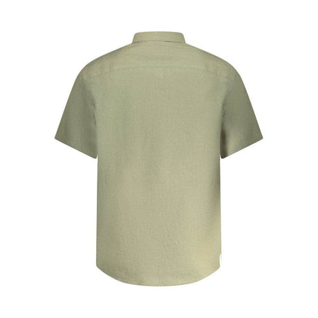 North Sails Green Linen Shirt - Hilstor