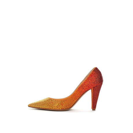 Alexandre Vauthier Bicolor Leather And Satin Pump - Hilstor