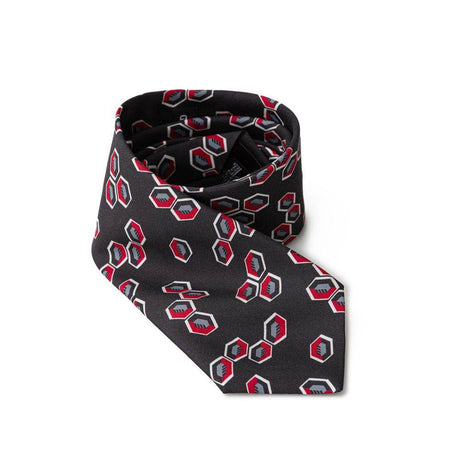 Giorgio Armani Gray Silk Ty - Hilstor