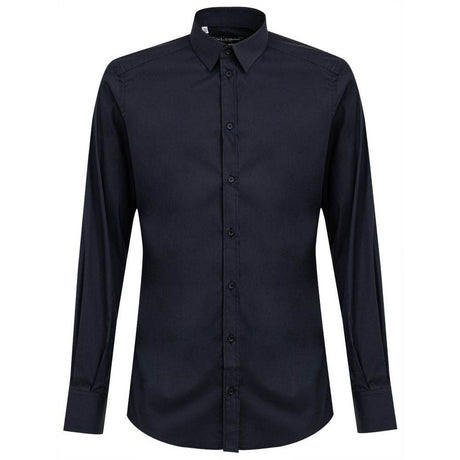 Dolce & Gabbana Blue Cotton Shirt - Hilstor