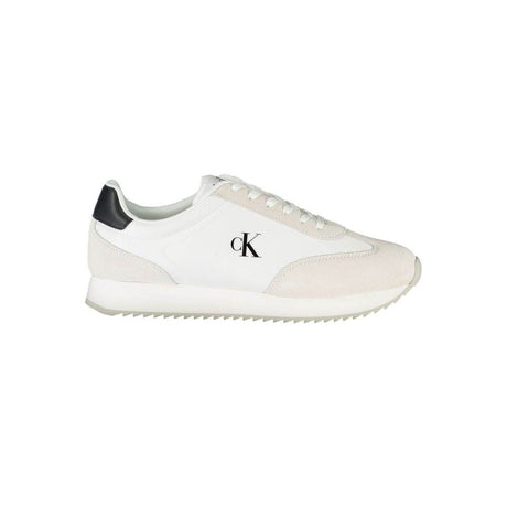 Calvin Klein White Leather Men Sneaker - Hilstor