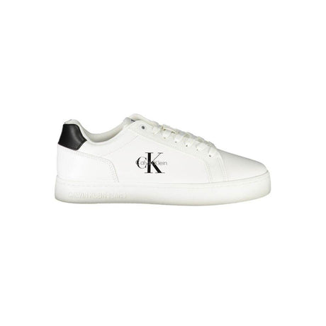 Calvin Klein White Leather Men Sneaker - Hilstor