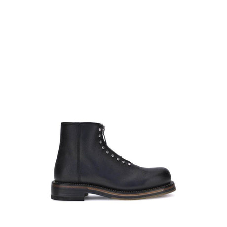 Alexander McQueen Studded leather Ankle Boots - Hilstor