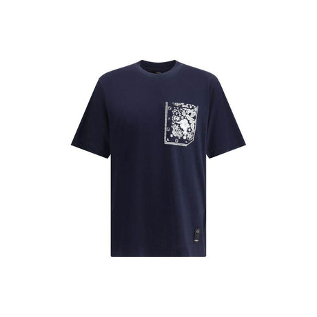 Fendi T-Shirt with bandana print pocket - Hilstor