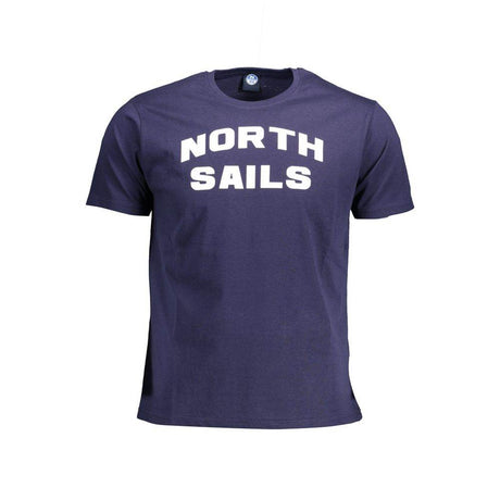 North Sails Blue Cotton T-Shirt - Hilstor