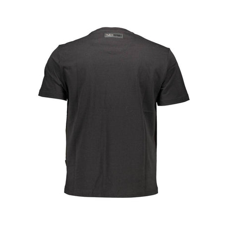 Plein Sport Black Cotton T-Shirt - Hilstor